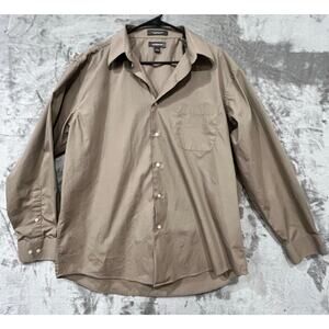 Croft & Barrow Men’s Dress Shirt SZ Large Button Down Long Sleeves Career Office